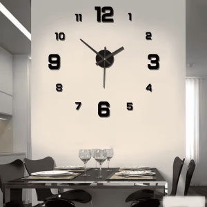 Frameless Hanging Wall Clock